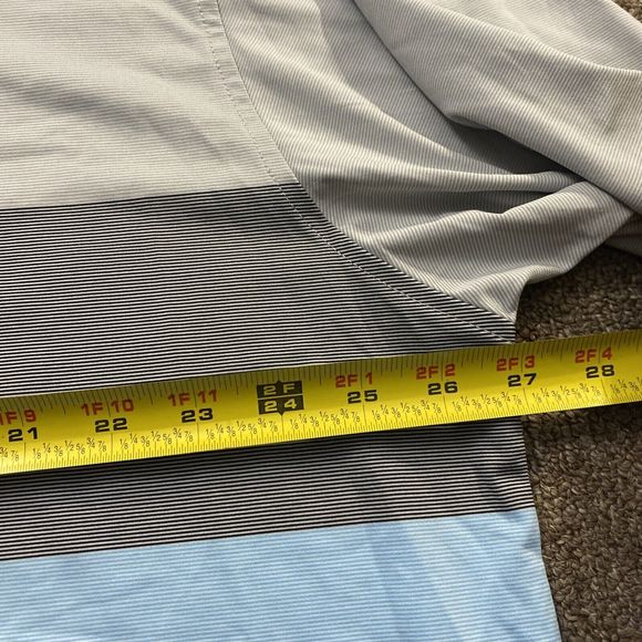 FootJoy Medium The Pearl Club Blue Gray Golfers Athletic FJ Polo Shirt - Picture 2 of 9